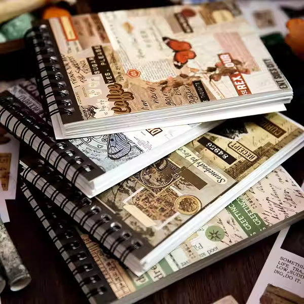 Retro Time Machine Sticker Book