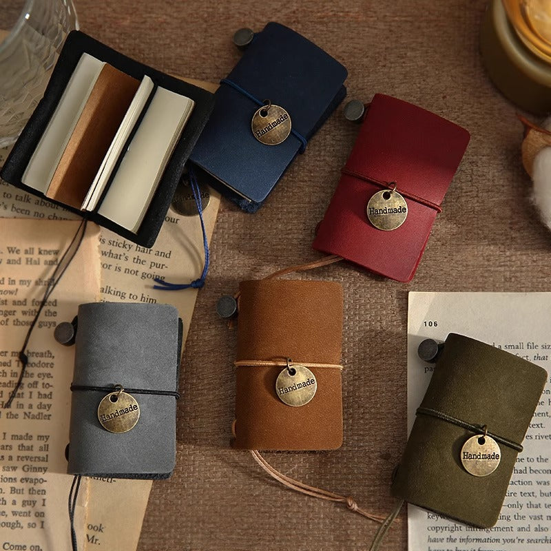 Mini Retro Blank Inner Pages Notebook