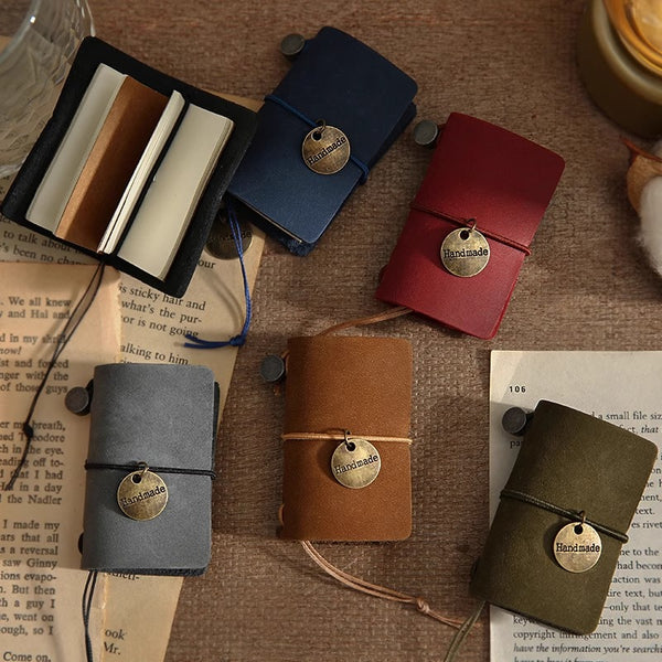 Mini Retro Blank Inner Pages Notebook