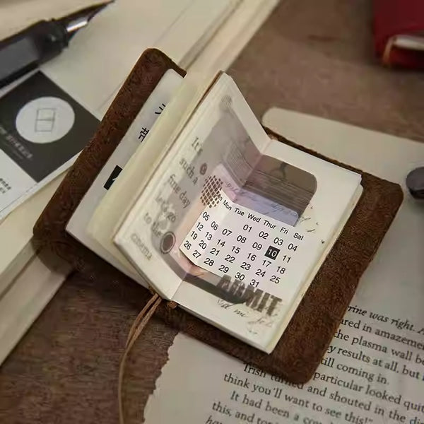 Mini Retro Blank Inner Pages Notebook
