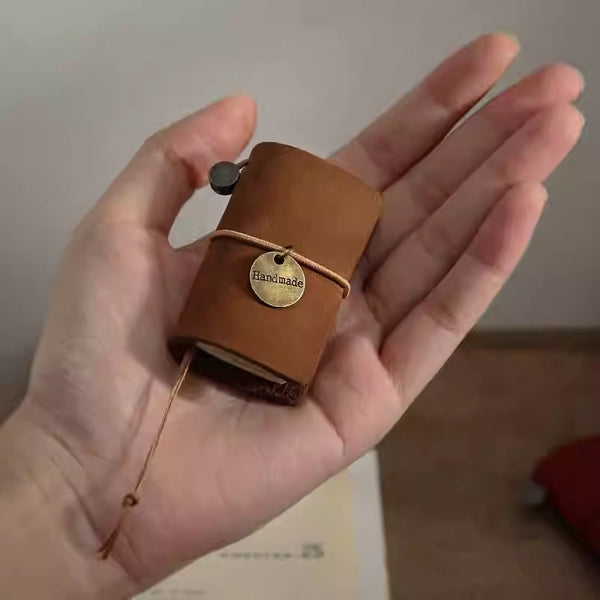 Mini Retro Blank Inner Pages Notebook