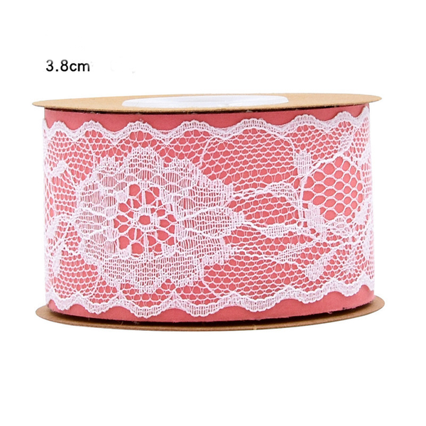 Decorative White Non-stretch Lace Ribbon