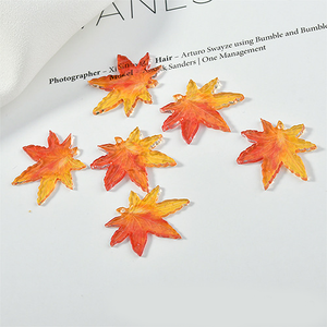 Autumn Maple Ginkgo Leaf Ornament