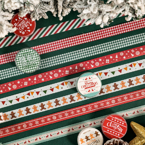 Colorful Christmas Collection Paper Tape