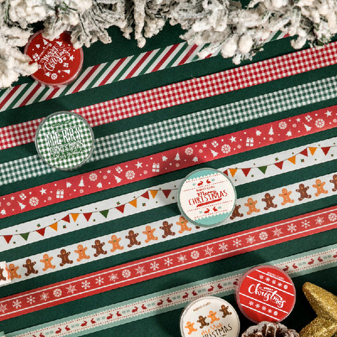 Colorful Christmas Collection Paper Tape