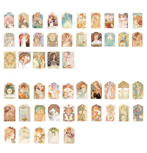 50PCS Vintage Psalm Message Cards Notes