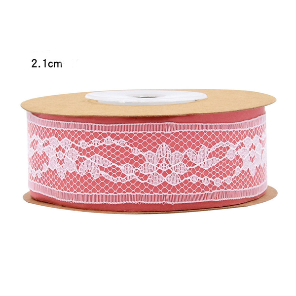 Decorative White Non-stretch Lace Ribbon