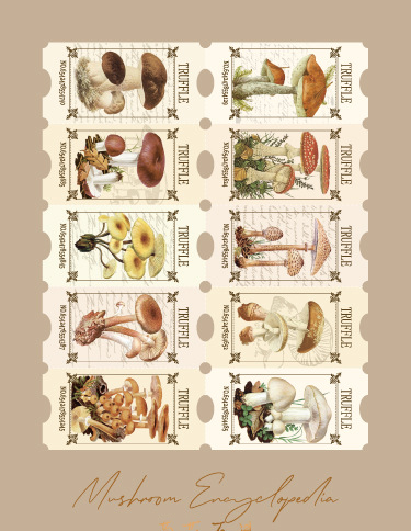Creative Vintage Plant Tickets Background Paper