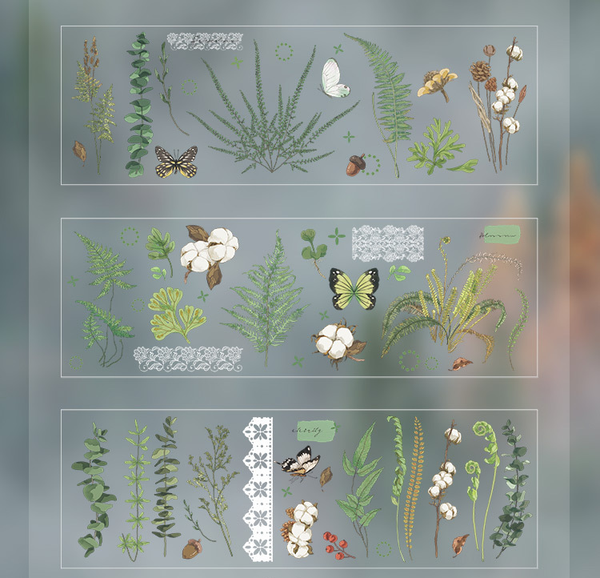 Flower Plants Series Stickers