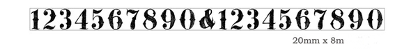 Vintage Gothic Paper Tape