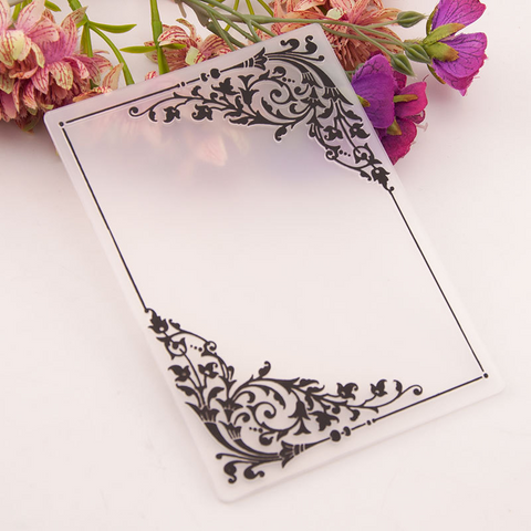 Lace Corner EMBOSSING FOLDER