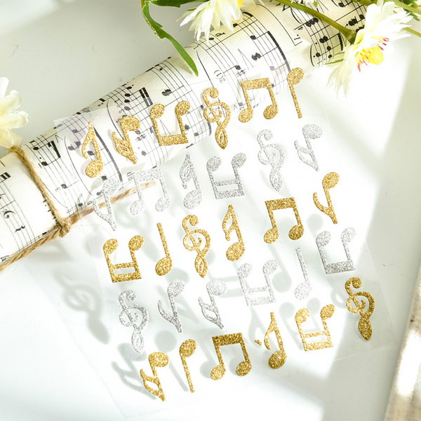 Musical Note Stickers