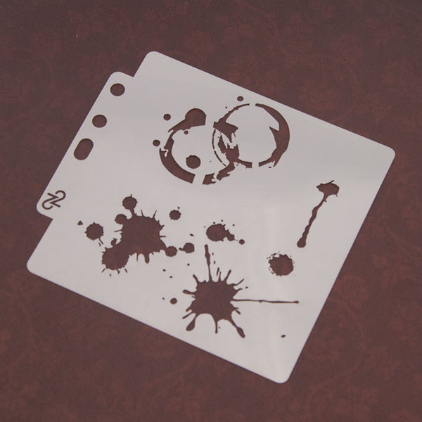 16PCS Layering Painting Stencils-A