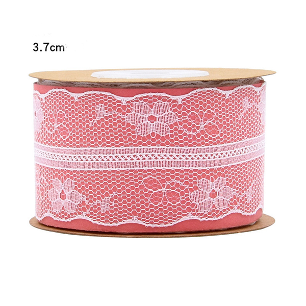 Decorative White Non-stretch Lace Ribbon