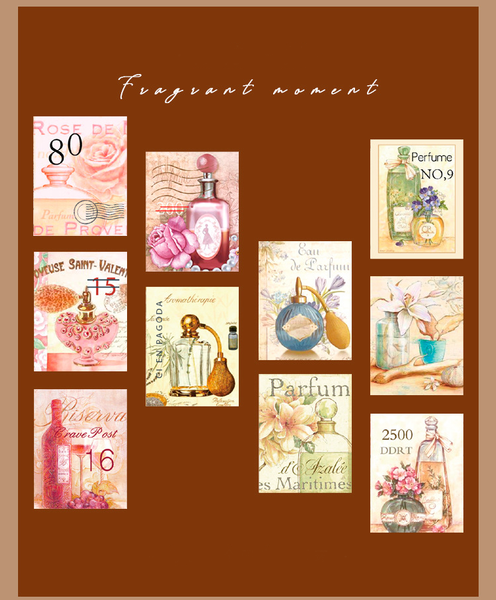 Vintage Stamp Plant Mushroom Paper Tape