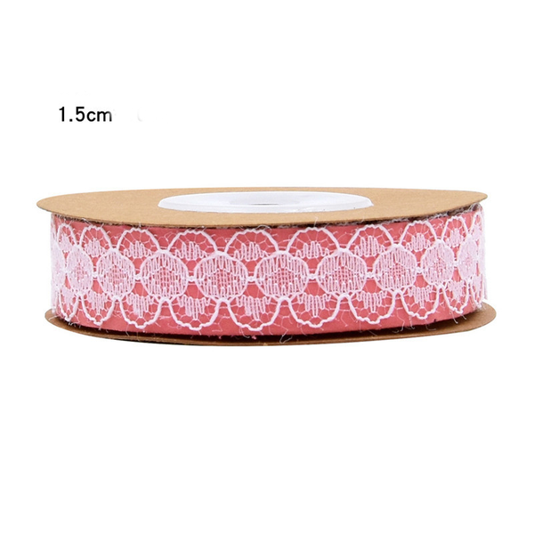Decorative White Non-stretch Lace Ribbon