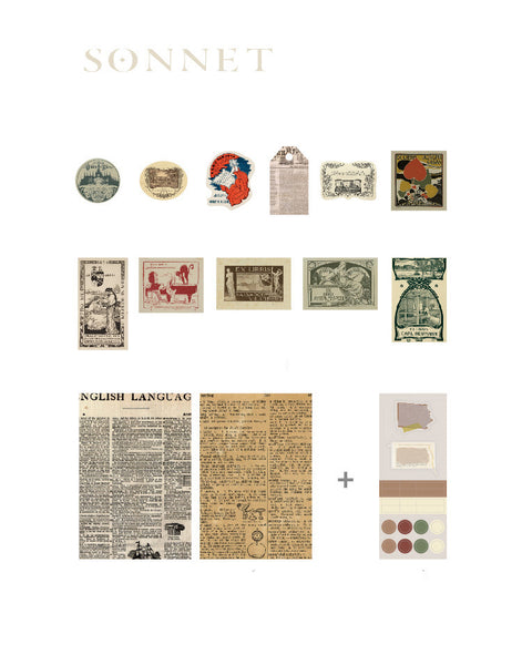 Renaissance Series Scrapbook Material Package