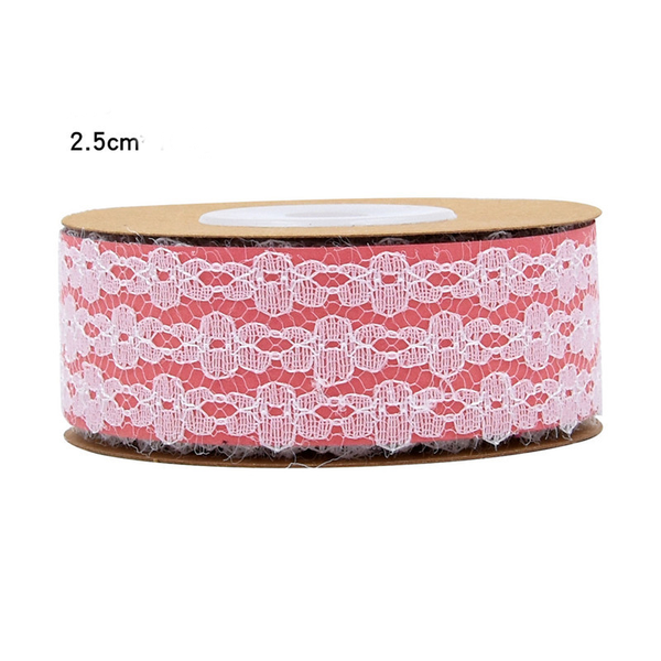 Decorative White Non-stretch Lace Ribbon
