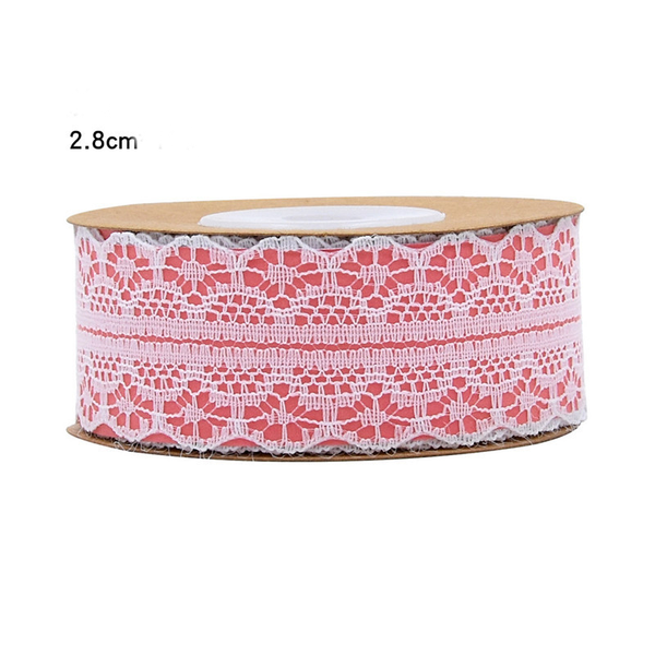 Decorative White Non-stretch Lace Ribbon