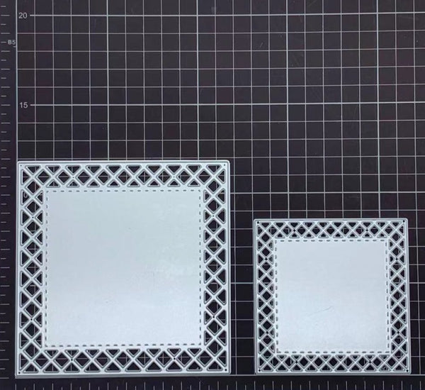 【Original】 Grid Border Square Dies