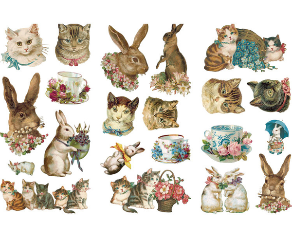 Cartoon & Literary Scrapbook Stickers