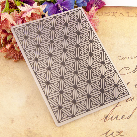 Geometric Figure Embossing Folder