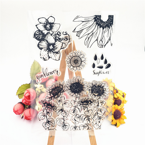 Sunflower Field Stamp