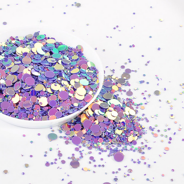1/2/3/4MM Mix Round Sequins