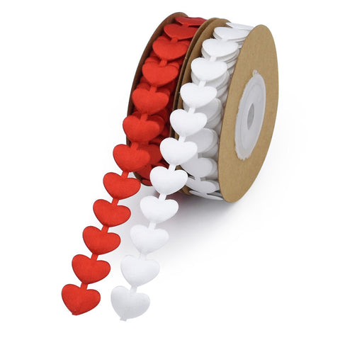 Valentine's Day Embossed Love Ribbon