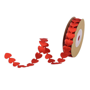 Valentine's Day Embossed Love Ribbon