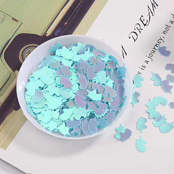 500pcs Unicorn Glitter Sequins