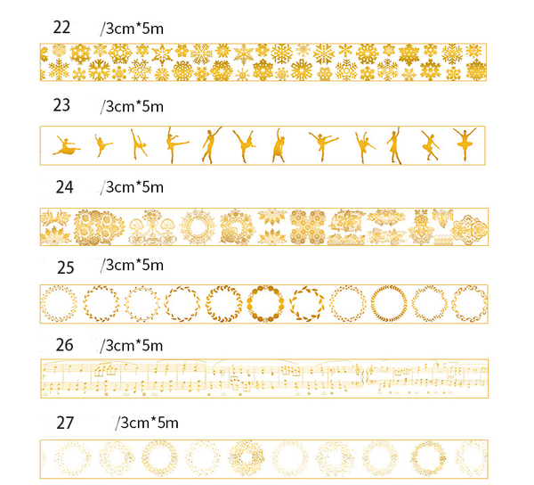Hot Stamping Series Paper Tape