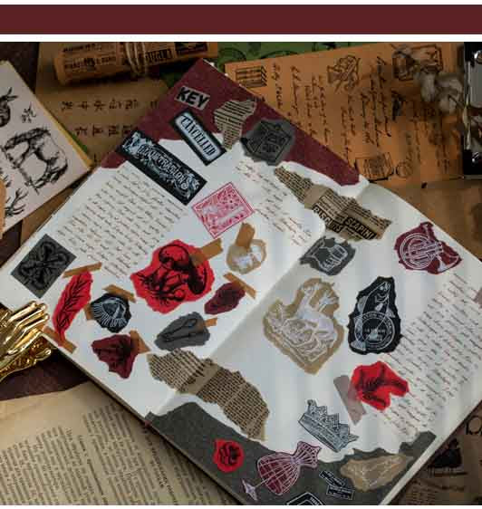 Retro Scrapbook Decorative Paper