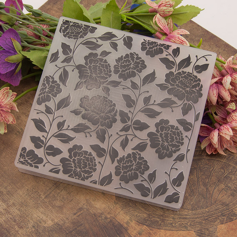Rose Background EMBOSSING FOLDER