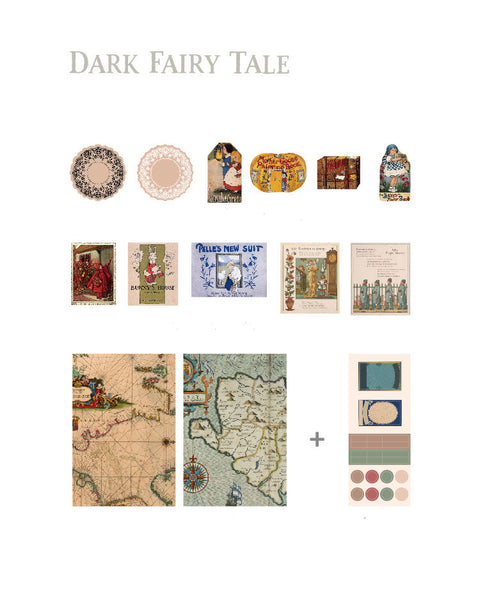 Renaissance Series Scrapbook Material Package