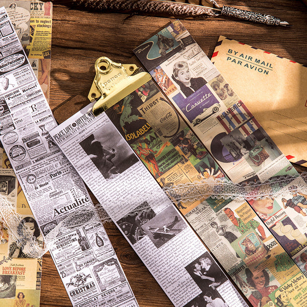 Time Newspaper Series Paper Tape