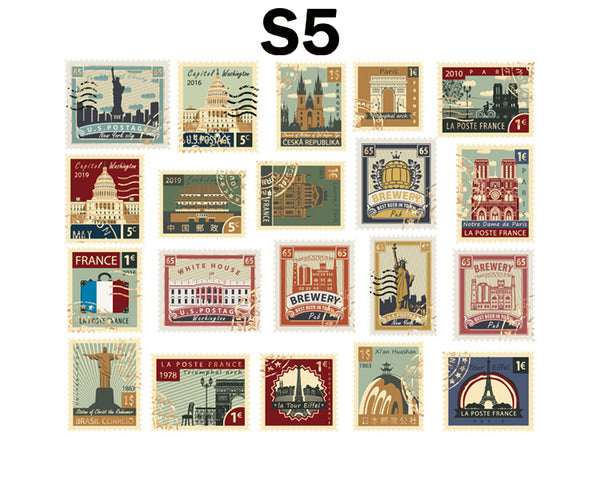Vintage Bronzing Stickers