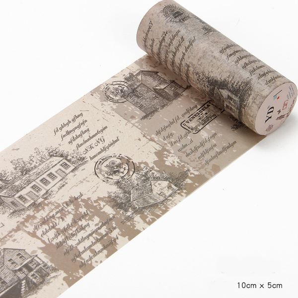 English Postmark Vintage Posters Paper Tape