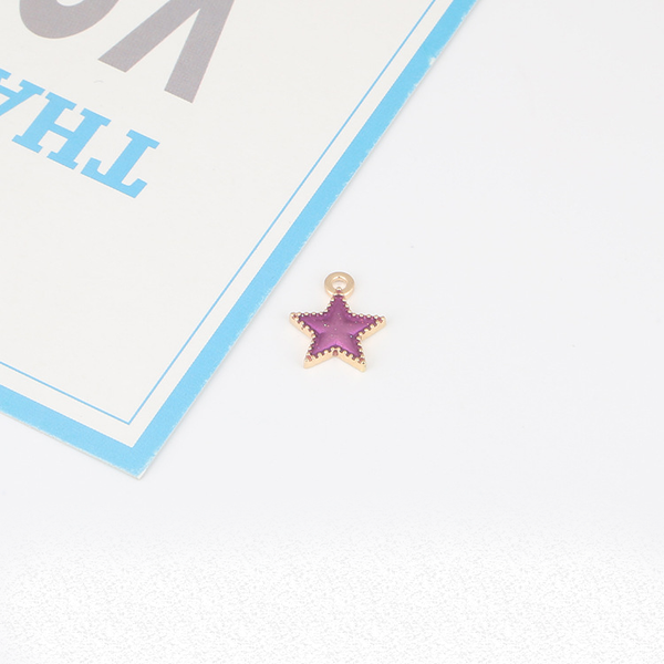 Handmade Starry Sky Oil Pendant