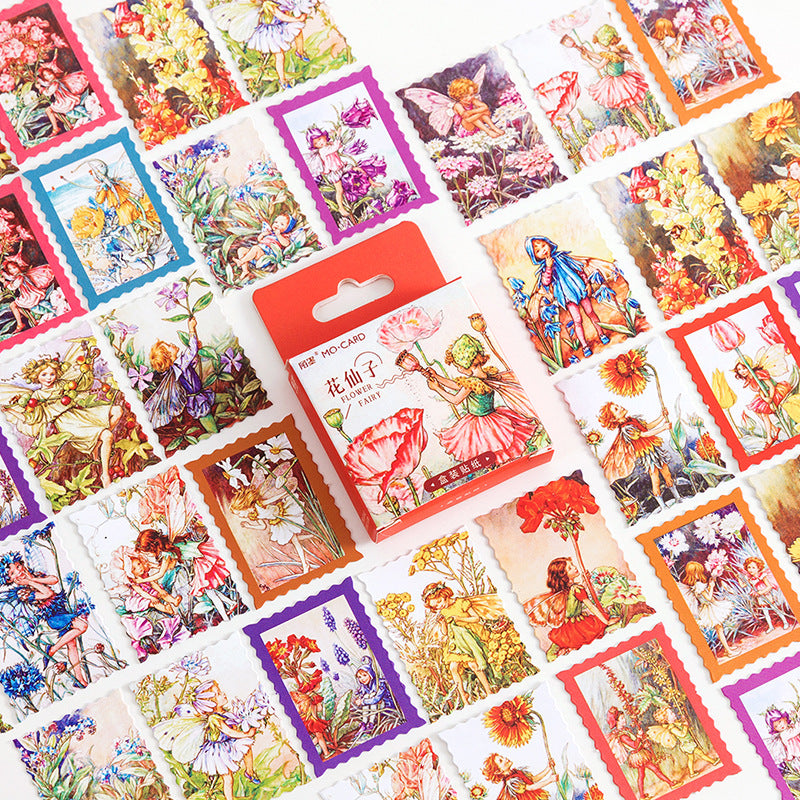 46PCS Flower Fairy Sticker