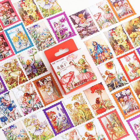 46PCS Flower Fairy Sticker