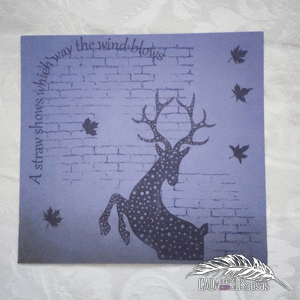 Silhouette Deer Stamps