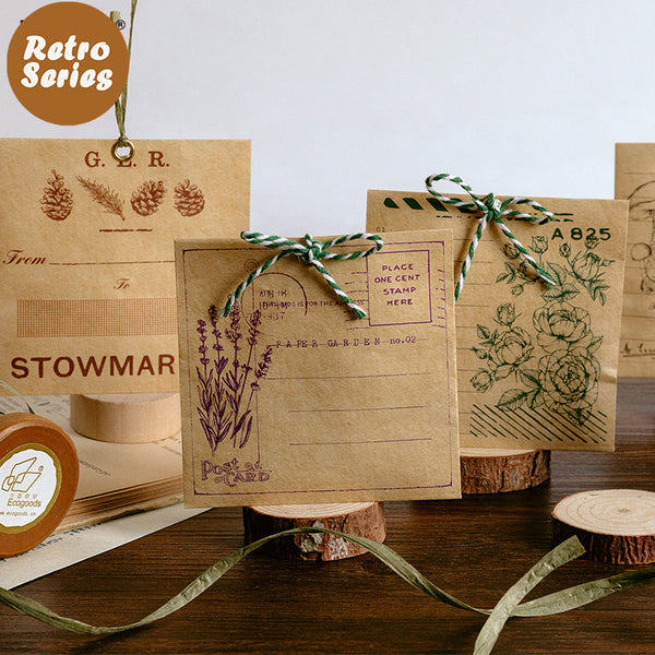 Vintage Decorative Kraft Envelopes