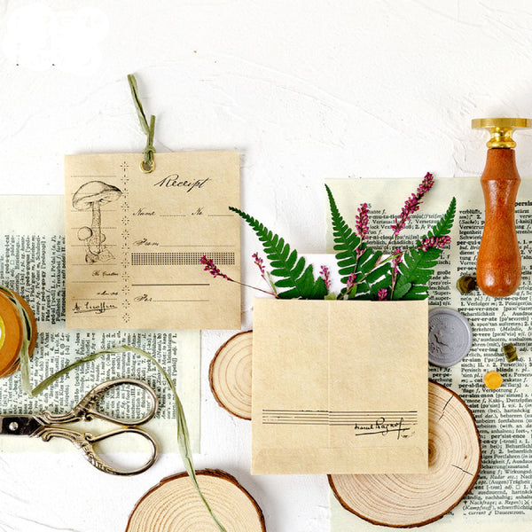 Vintage Decorative Kraft Envelopes