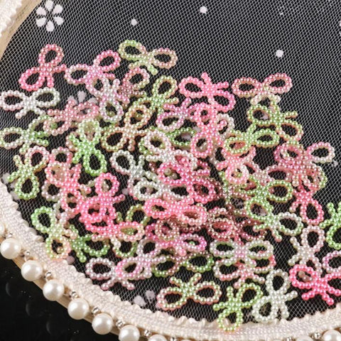 Hollow Bow-B Simulation Pearl Accessories