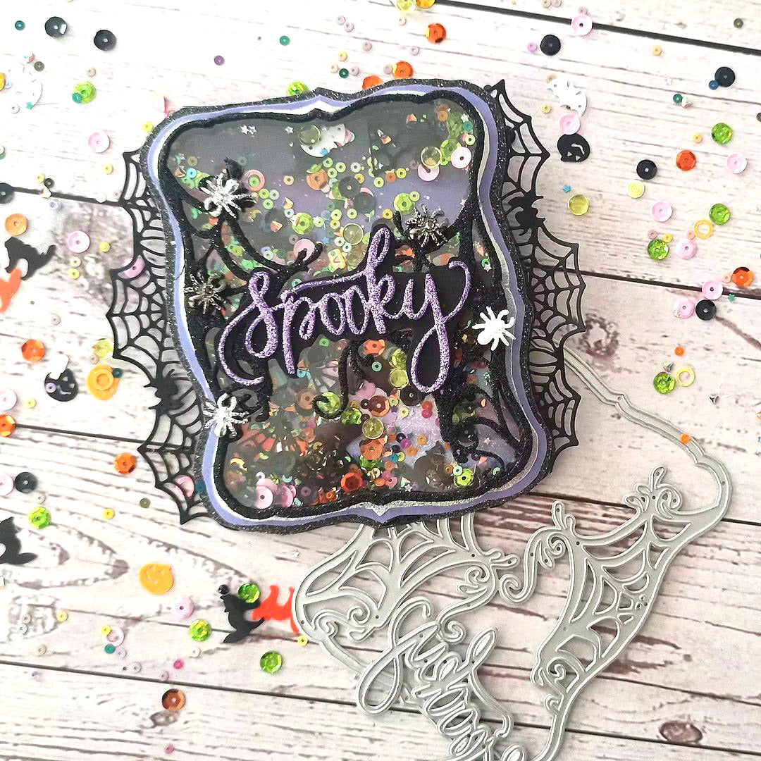 【Original】Halloween Square Spider Web Dies