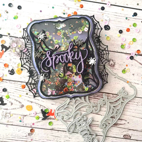 【Original】Halloween Square Spider Web Dies