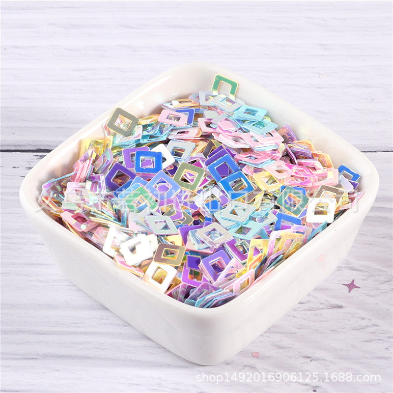 Hollow Square Sequins