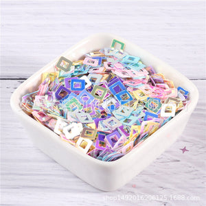 Hollow Square Sequins