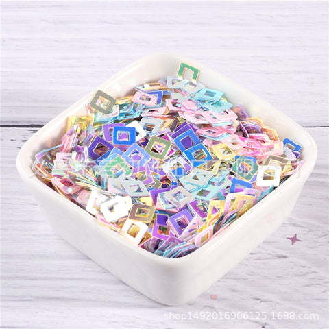 Hollow Square Sequins